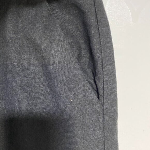 Zac & Rachel Women's Black Linen Blend Wide Leg Pants Size 12 - Picture 5 of 10